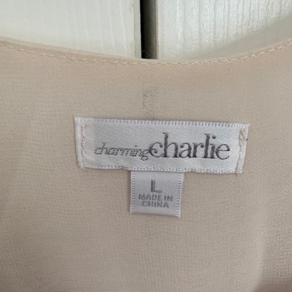 Charming Charlie Button Back Blouse - Picture 4 of 4